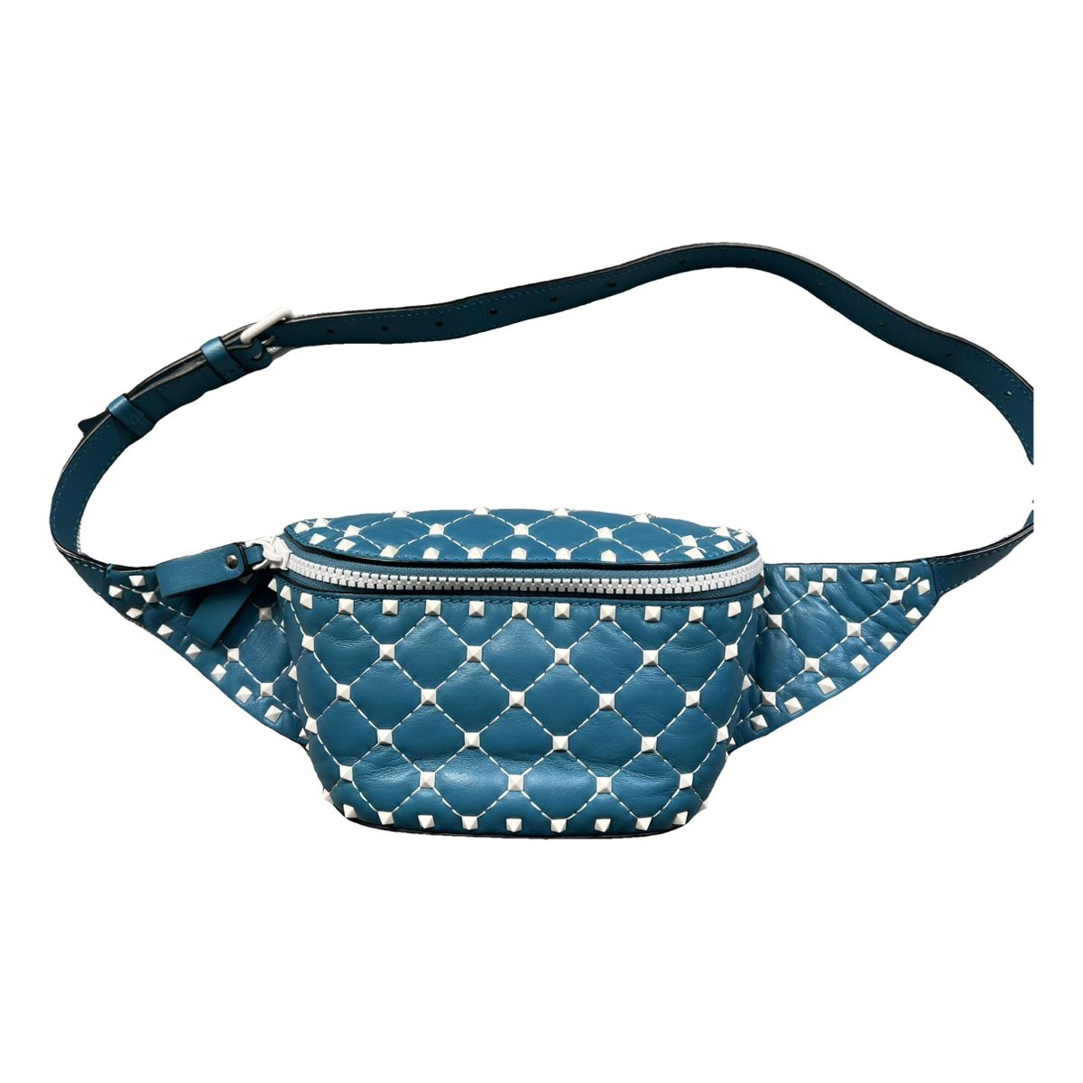 Rockstud spike leather handbag
