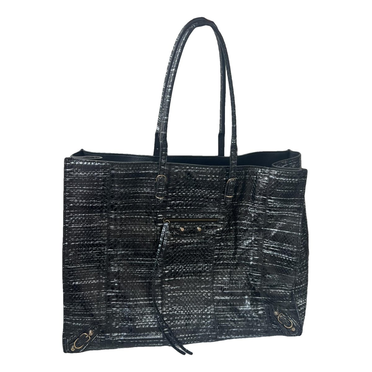 Papier leather tote