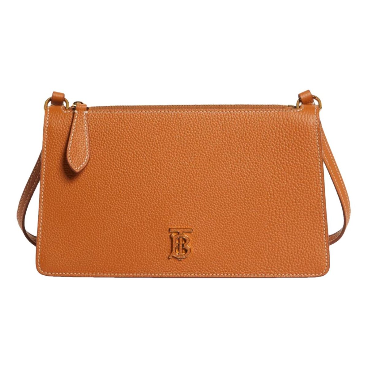 TB leather handbag