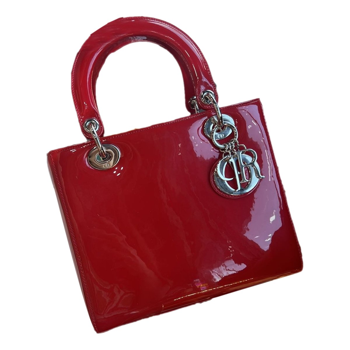 Lady Dior leather handbag