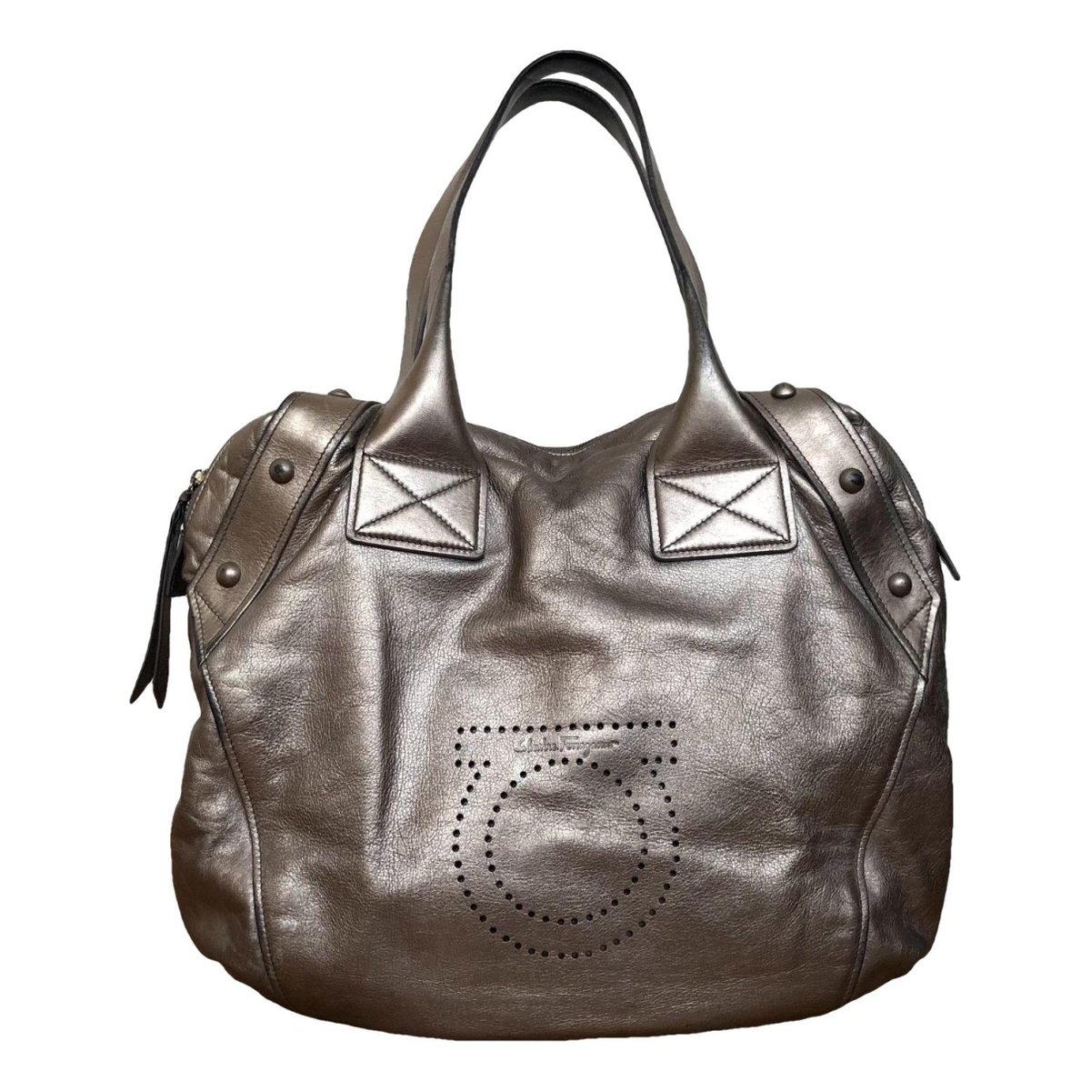 Iconic Top Handle leather handbag