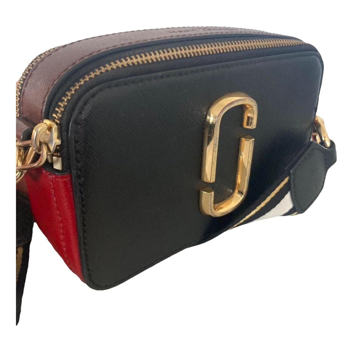 Snapshot leather crossbody bag