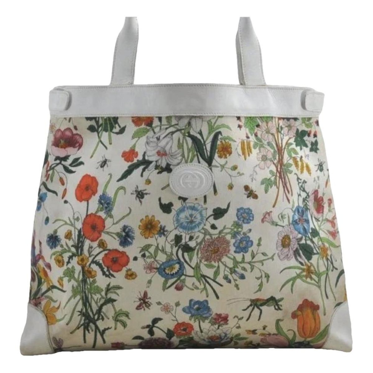 Bamboo Ring leather tote