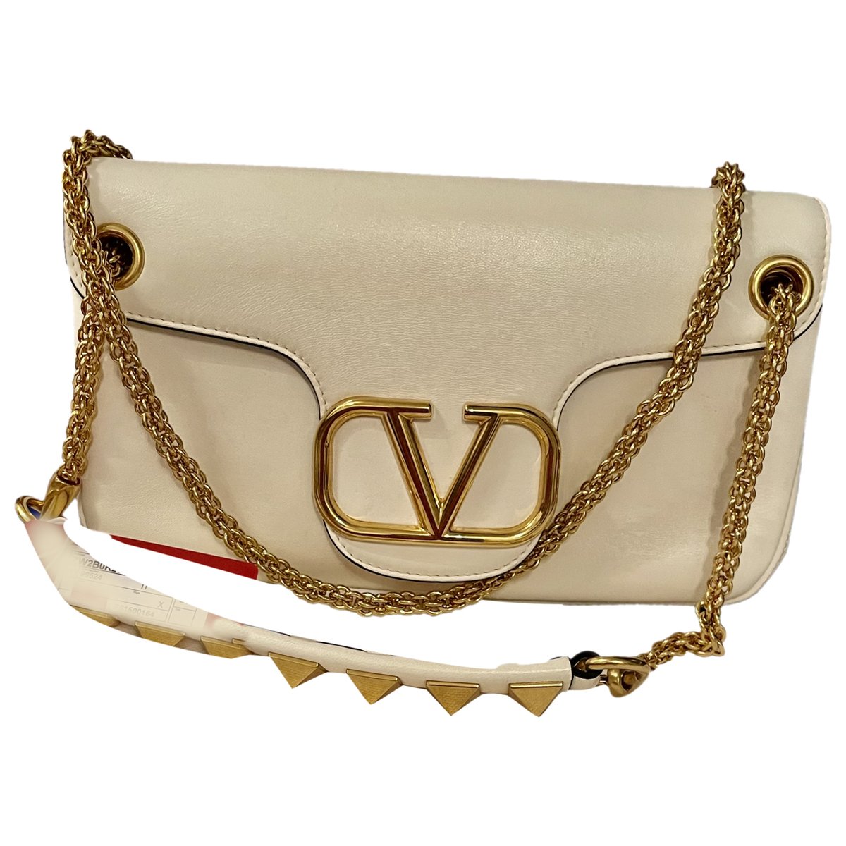 Stud Sign leather handbag