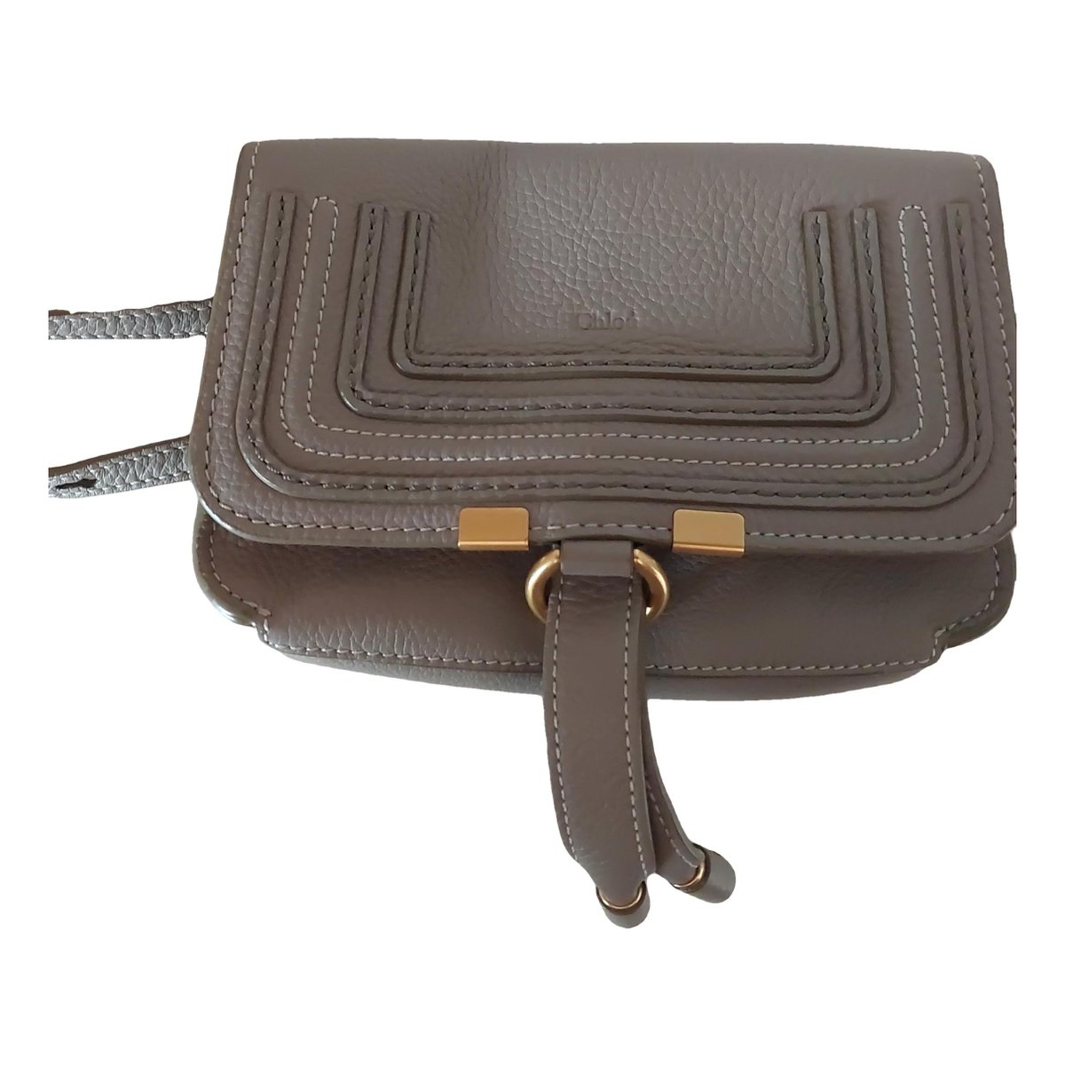 Marcie leather clutch bag