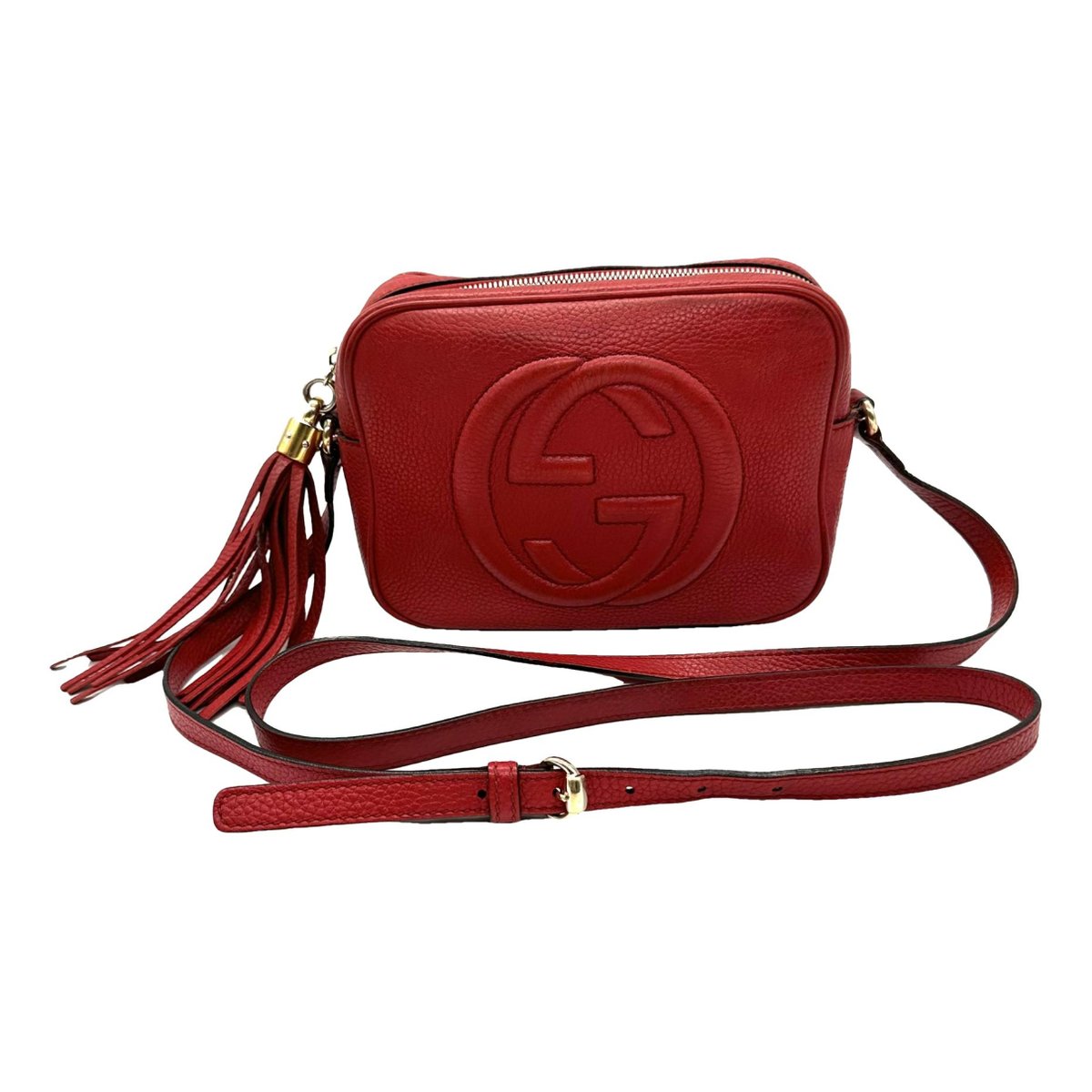 Soho leather clutch bag