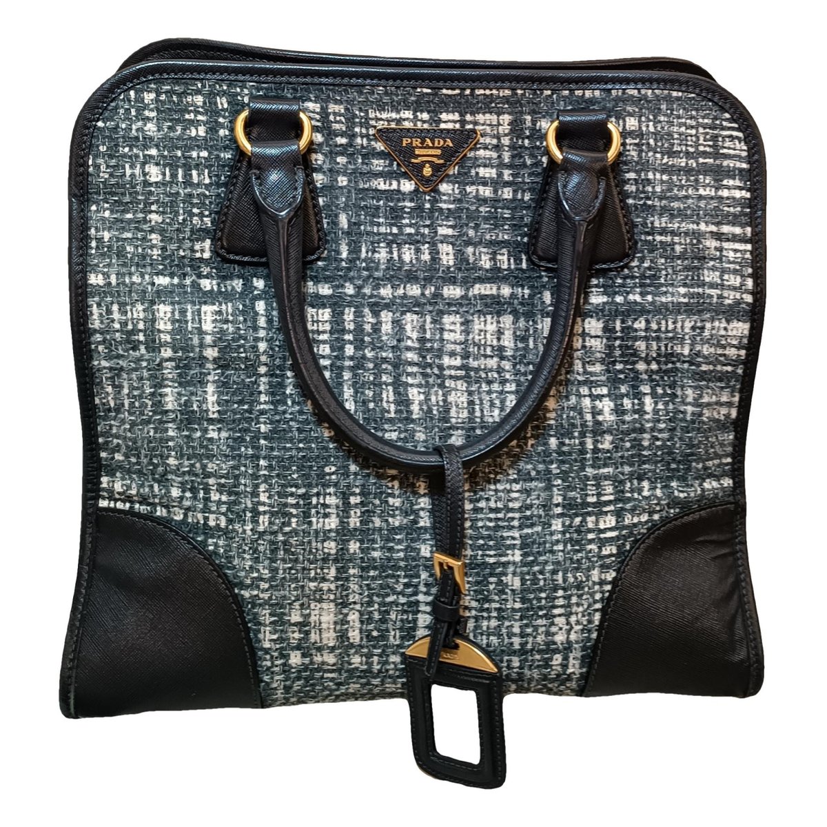 Promenade tweed handbag
