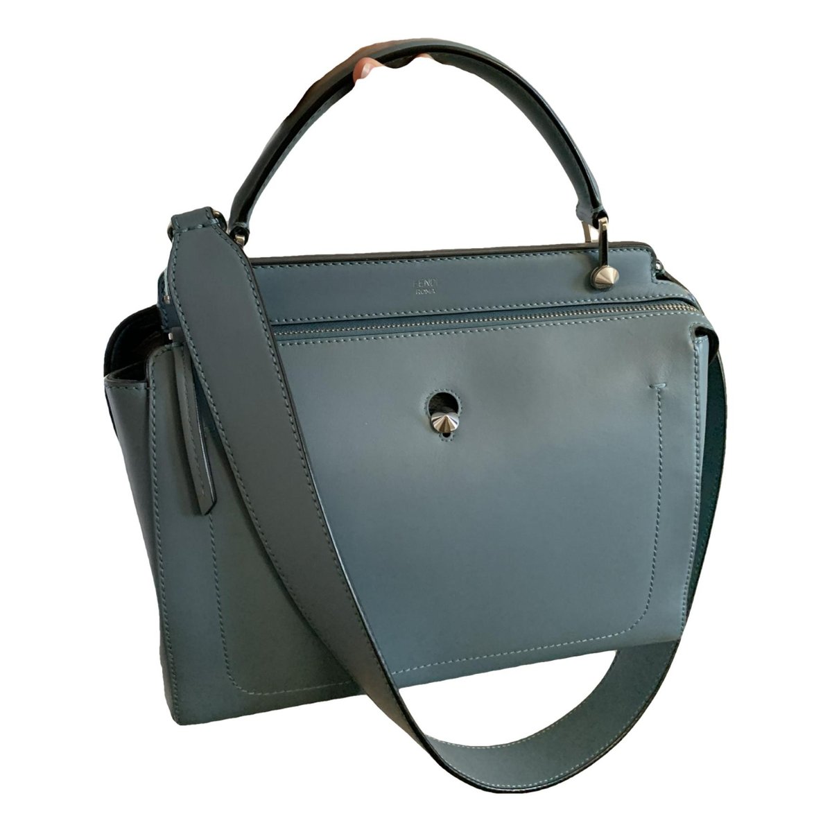 Dot Com leather handbag