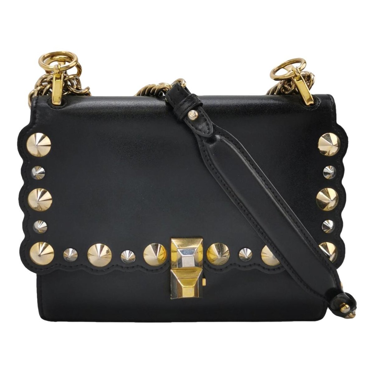 Kan I leather crossbody bag