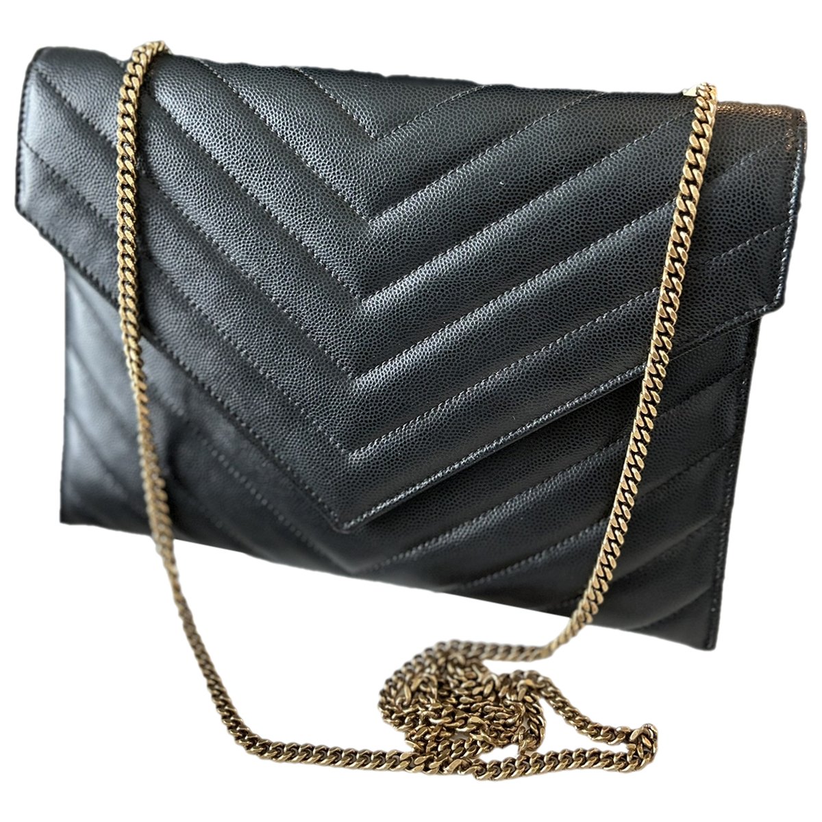 Portefeuille enveloppe leather crossbody bag