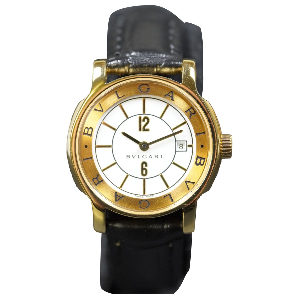 Solotempo yellow gold watch