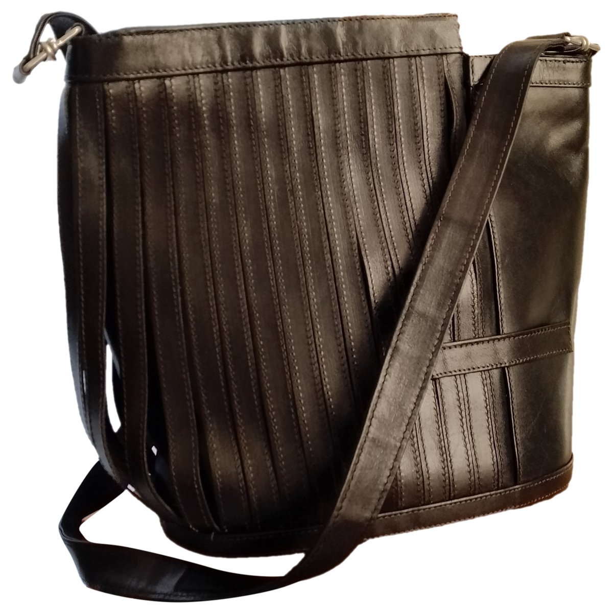 Leather handbag