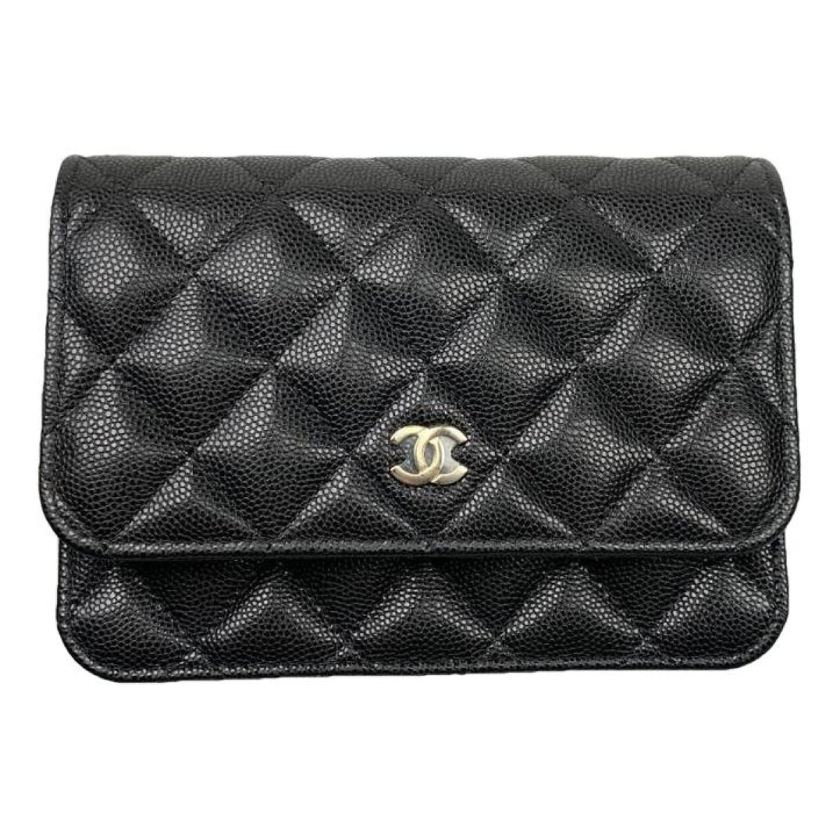 Wallet On Chain Double C leather handbag