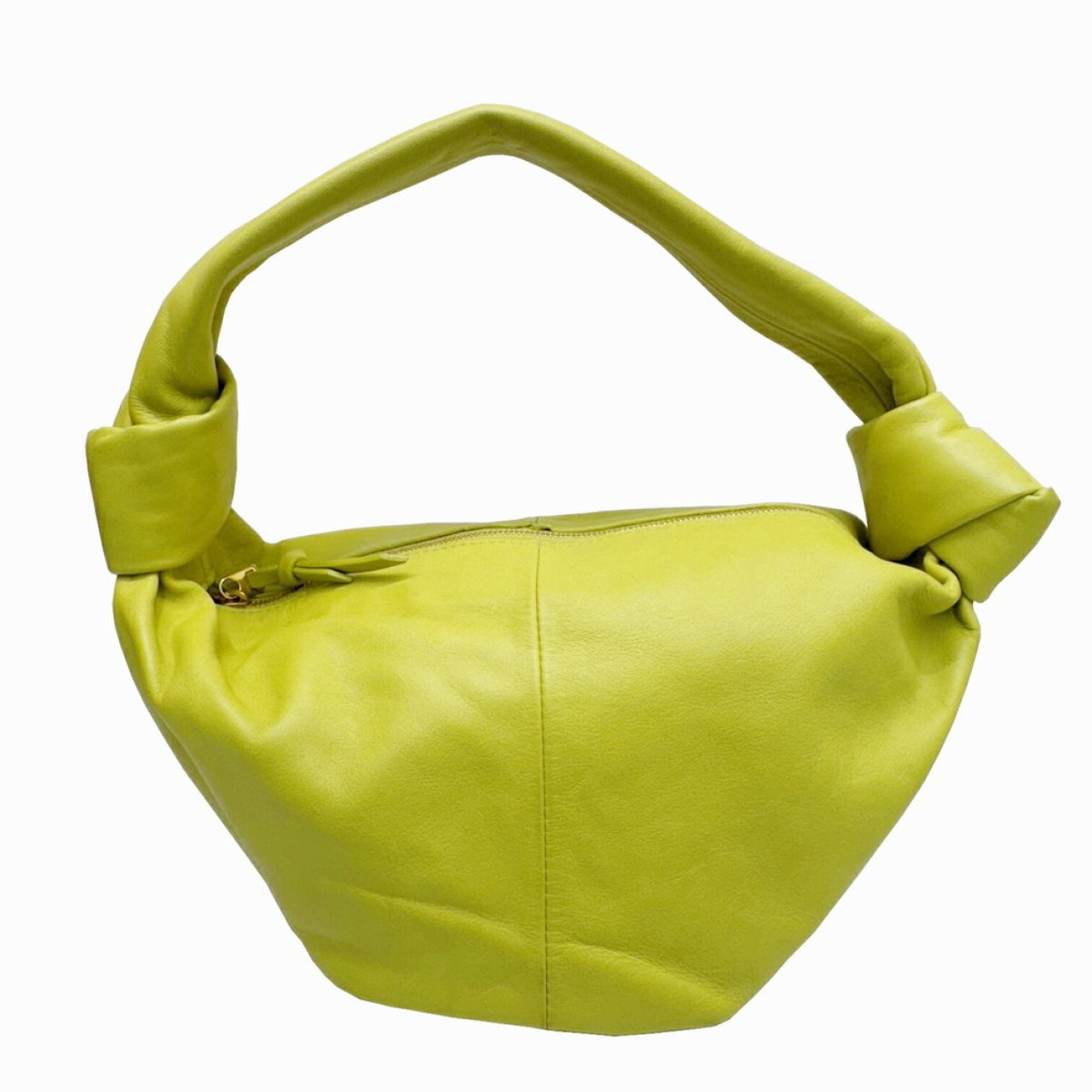 Knot leather handbag