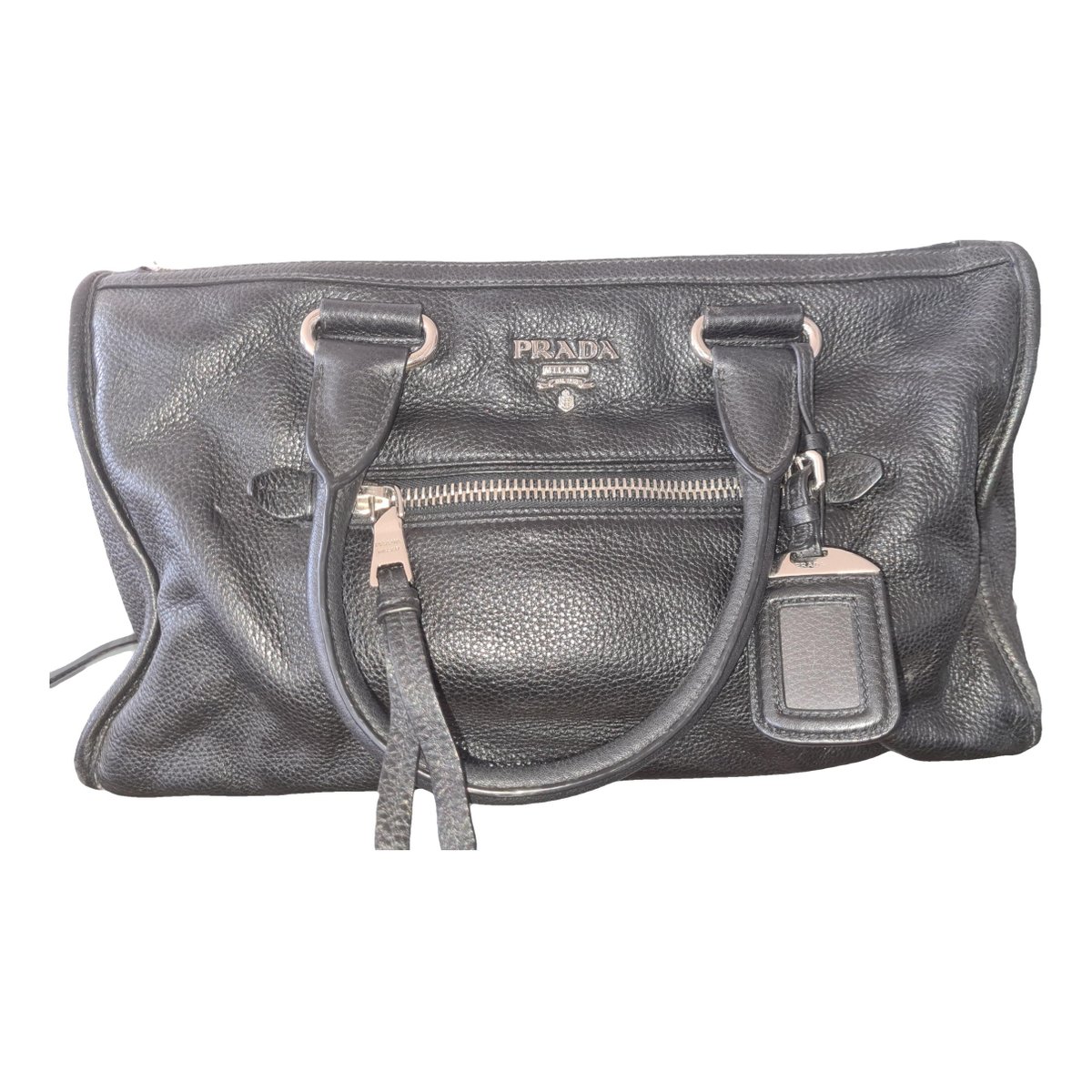 Madras leather handbag