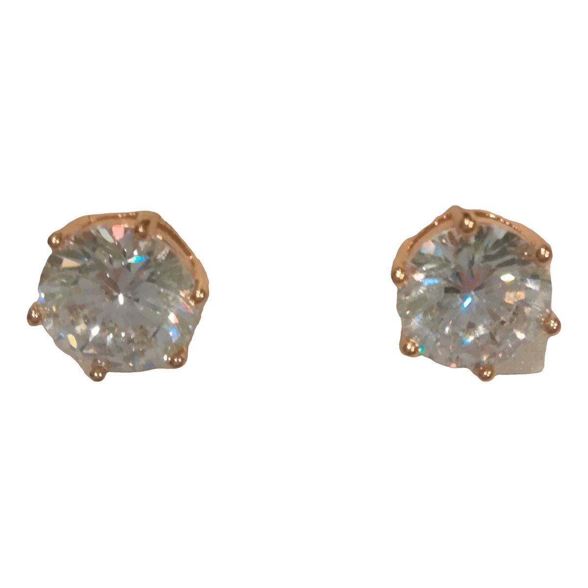 Puces en diamants earrings