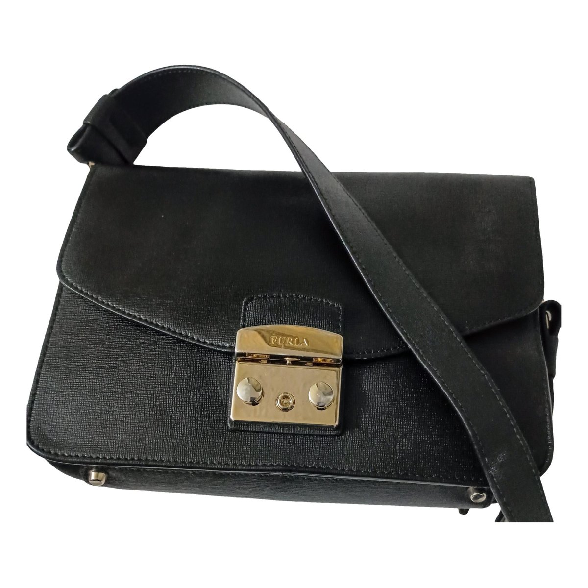 Metropolis leather crossbody bag