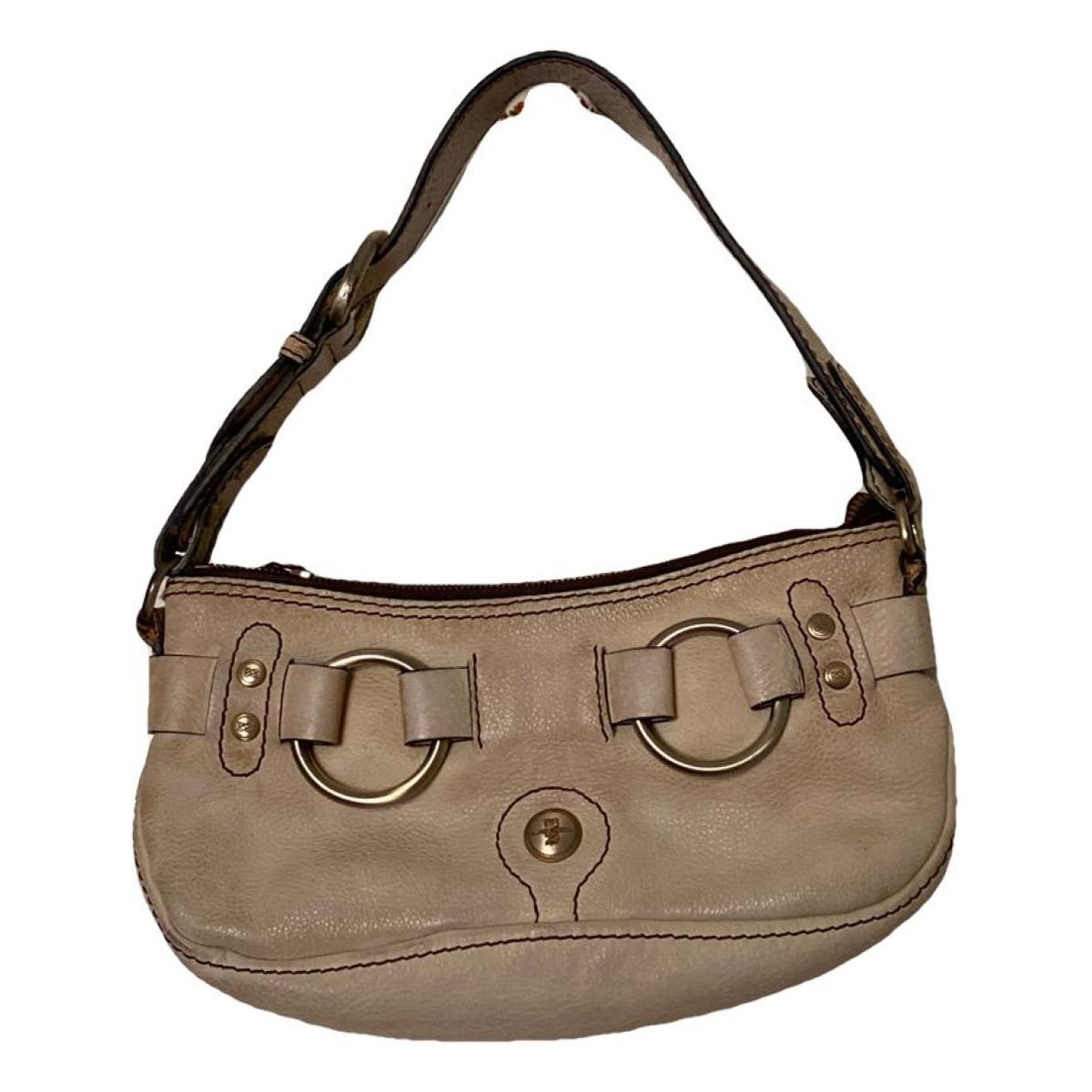 Nine leather clutch bag