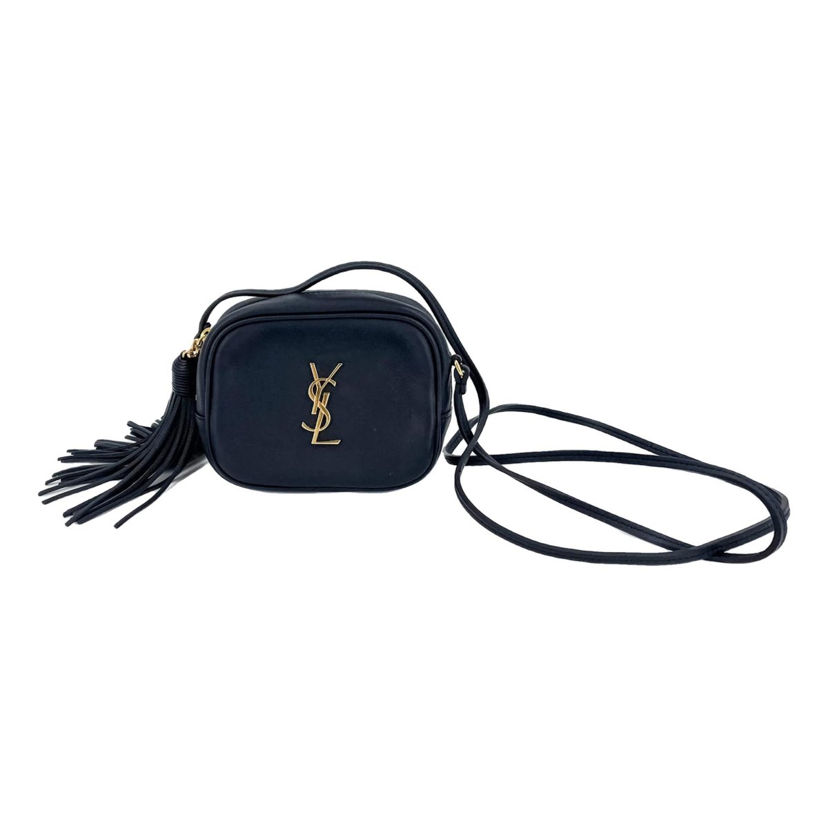 Blogger leather crossbody bag