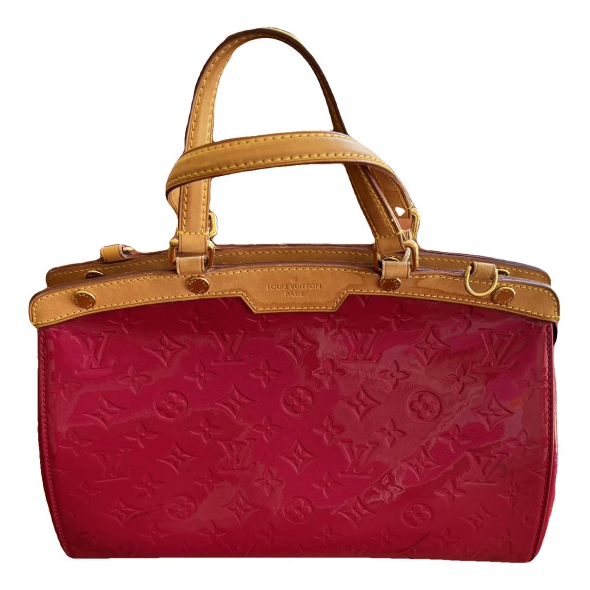 Bréa patent leather handbag