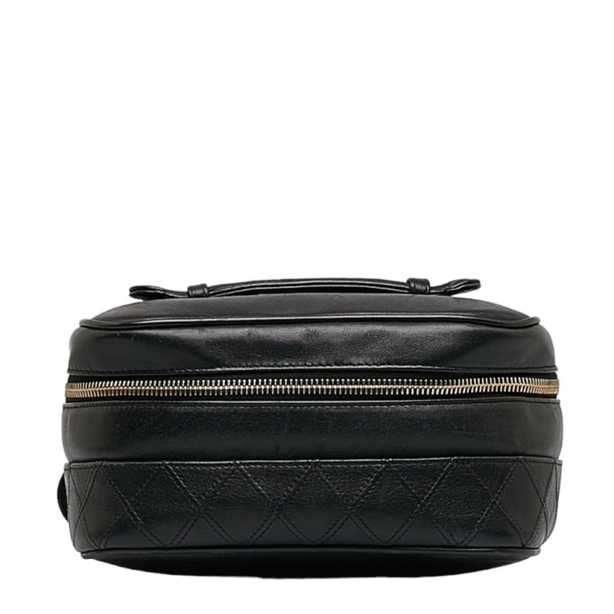 Vanity leather handbag