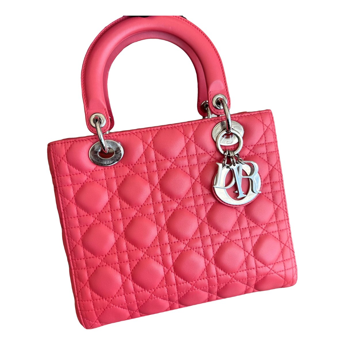Lady Dior leather handbag