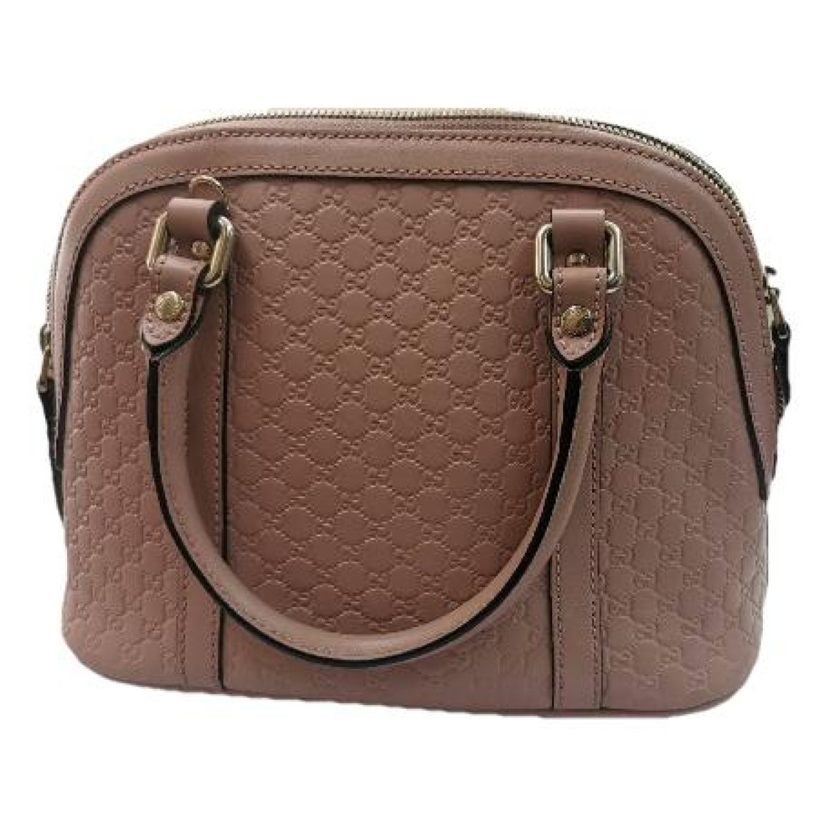 Dôme leather handbag