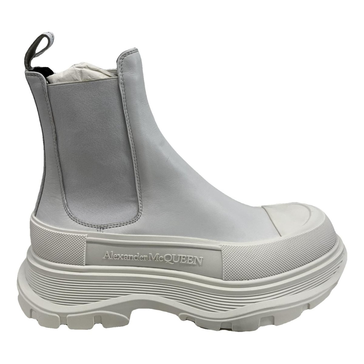 Tread Slick leather trainers
