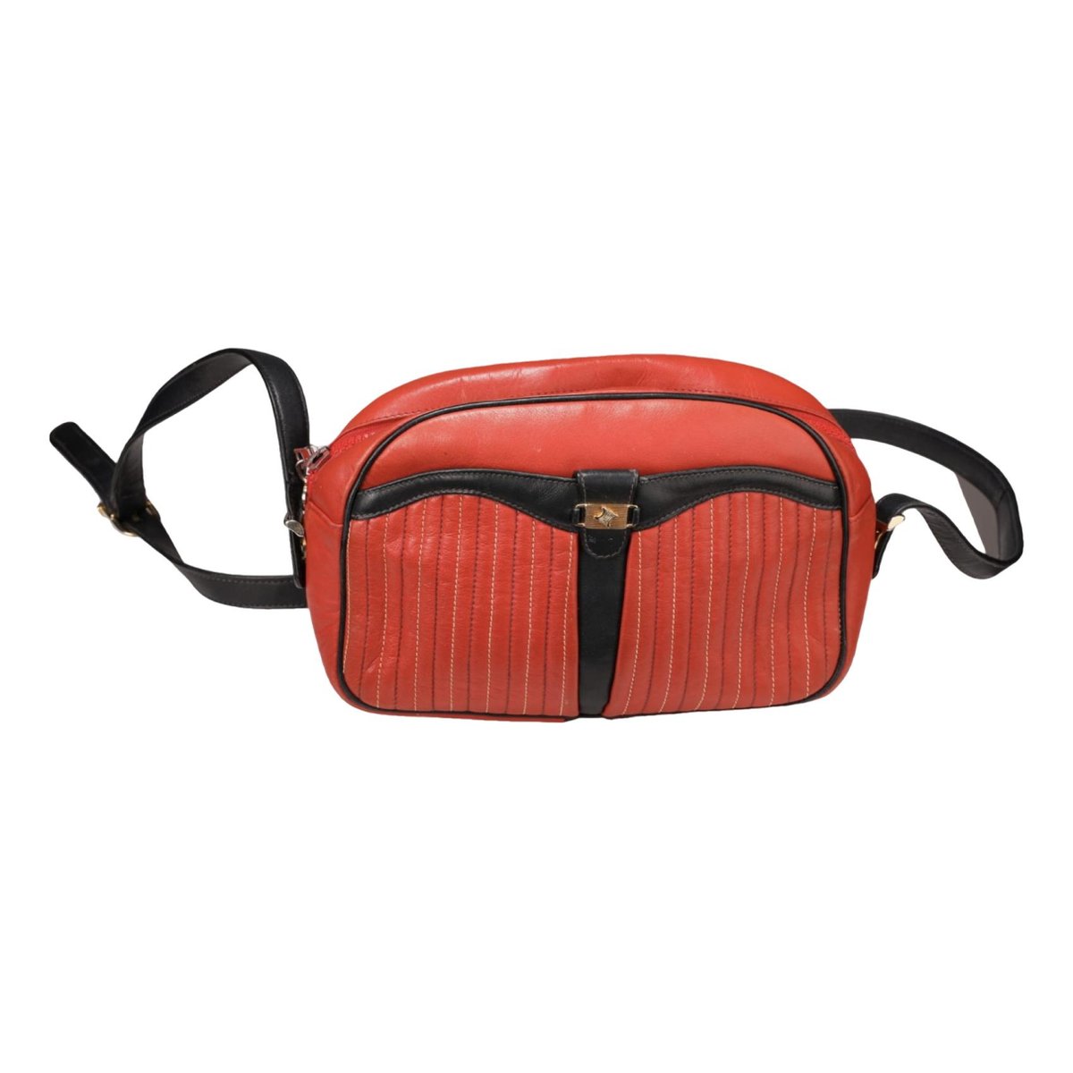 Charm leather crossbody bag