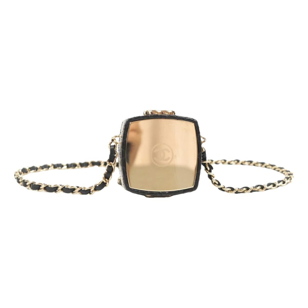 Wallet on Chain leather crossbody bag