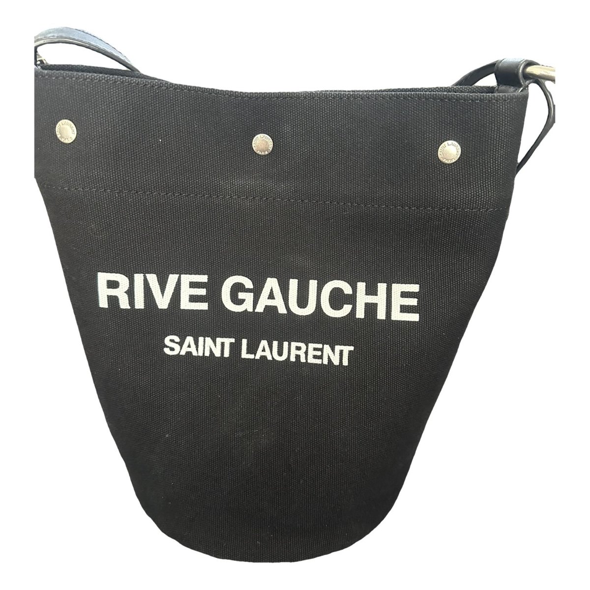 Monogram bucket handbag
