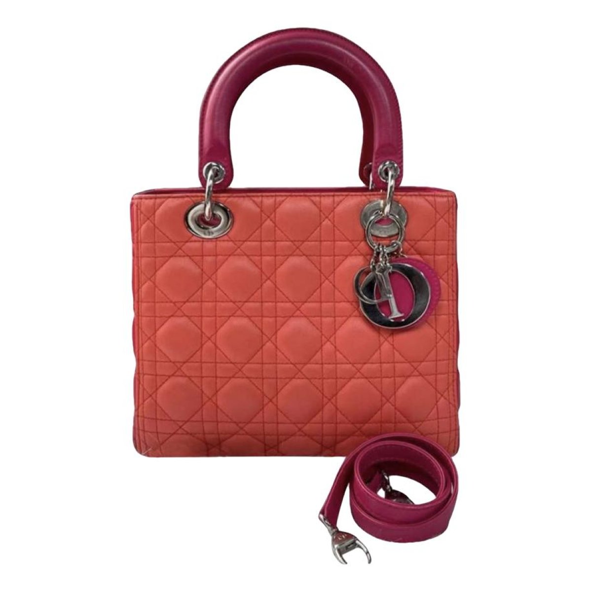 Lady Dior leather handbag