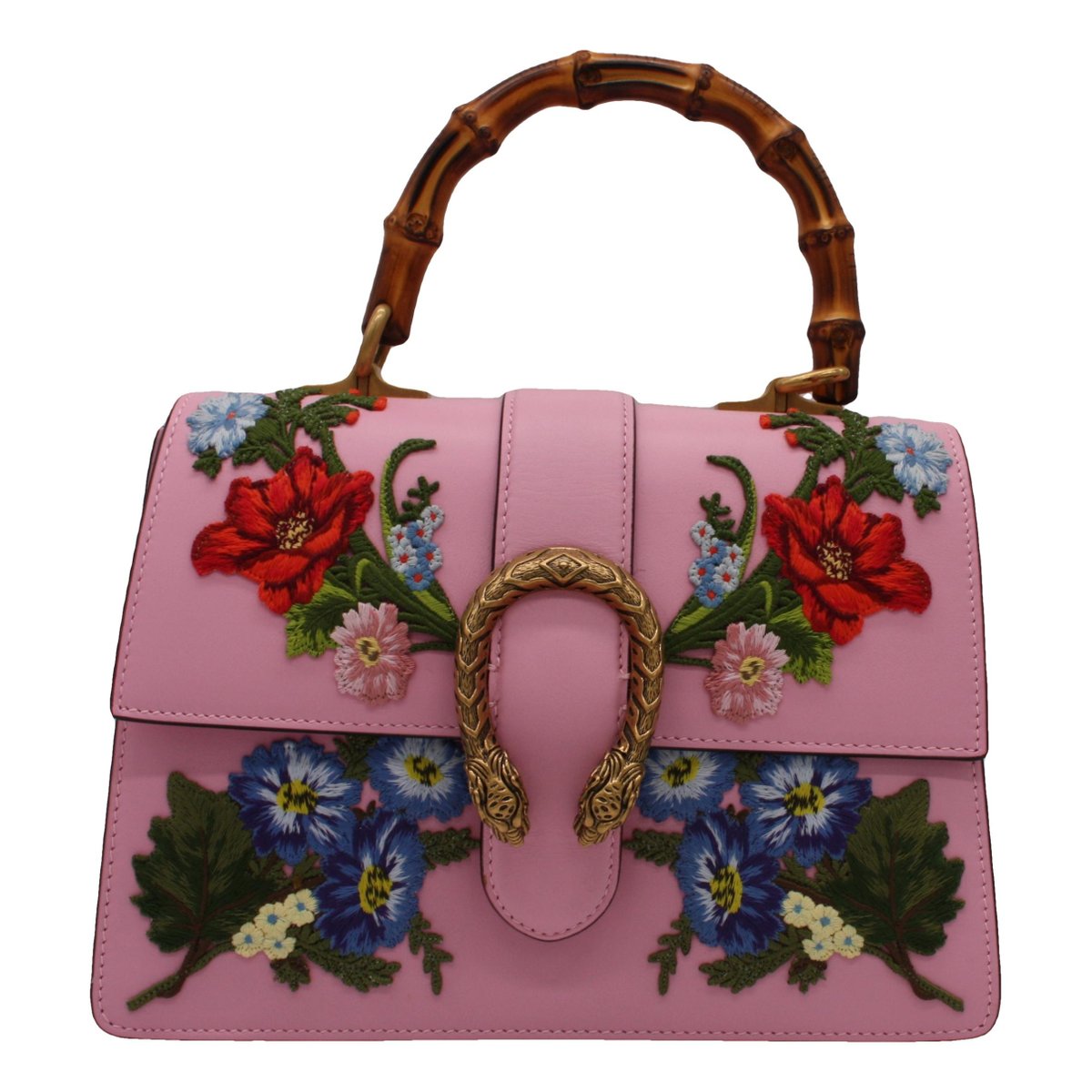 Dionysus Bamboo leather handbag