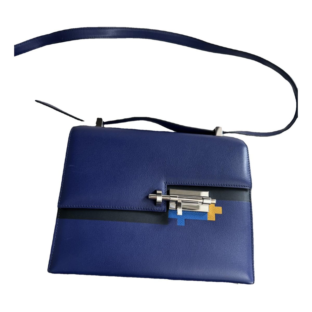 Verrou leather handbag