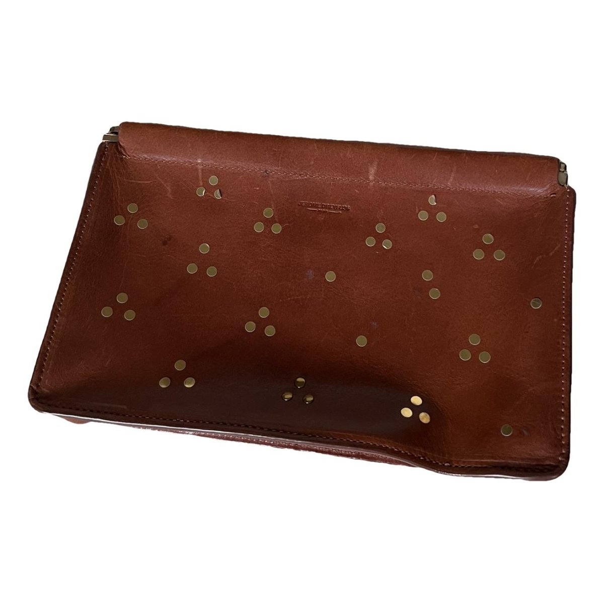 Popoche leather clutch bag