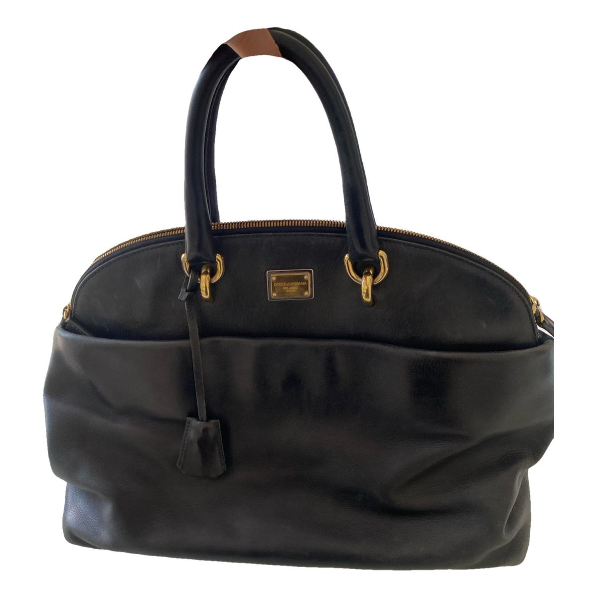 Welcome leather handbag