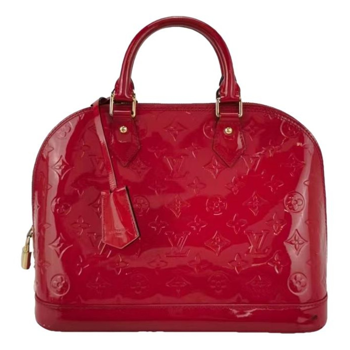 Alma BB patent leather handbag