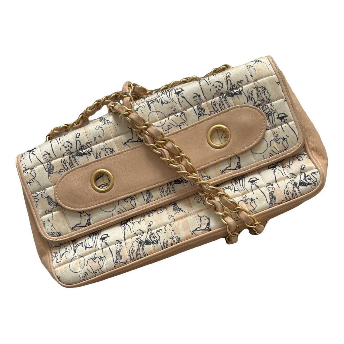 Mademoiselle silk crossbody bag