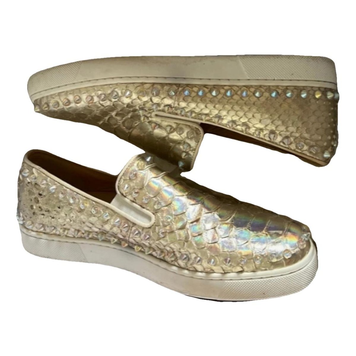 Pik Boat leather trainers