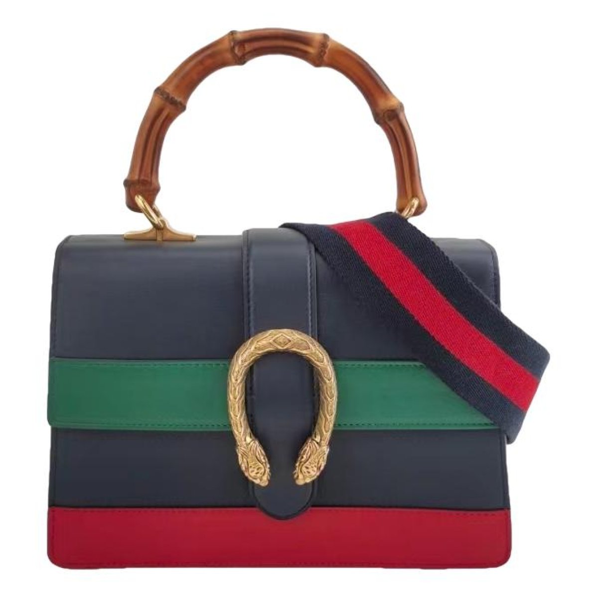 Dionysus Bamboo leather handbag