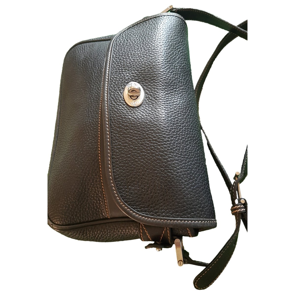 1973 leather clutch bag