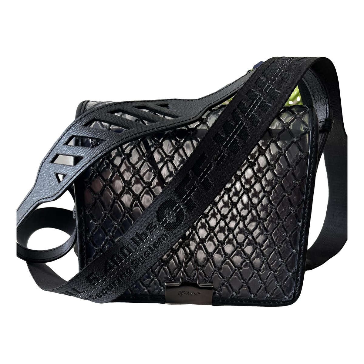 Binder leather crossbody bag