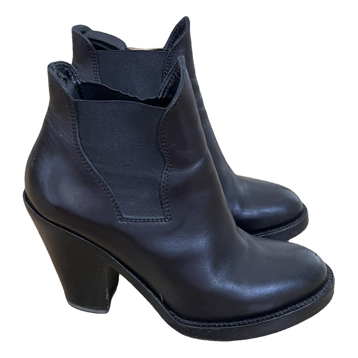 Star leather western boots
