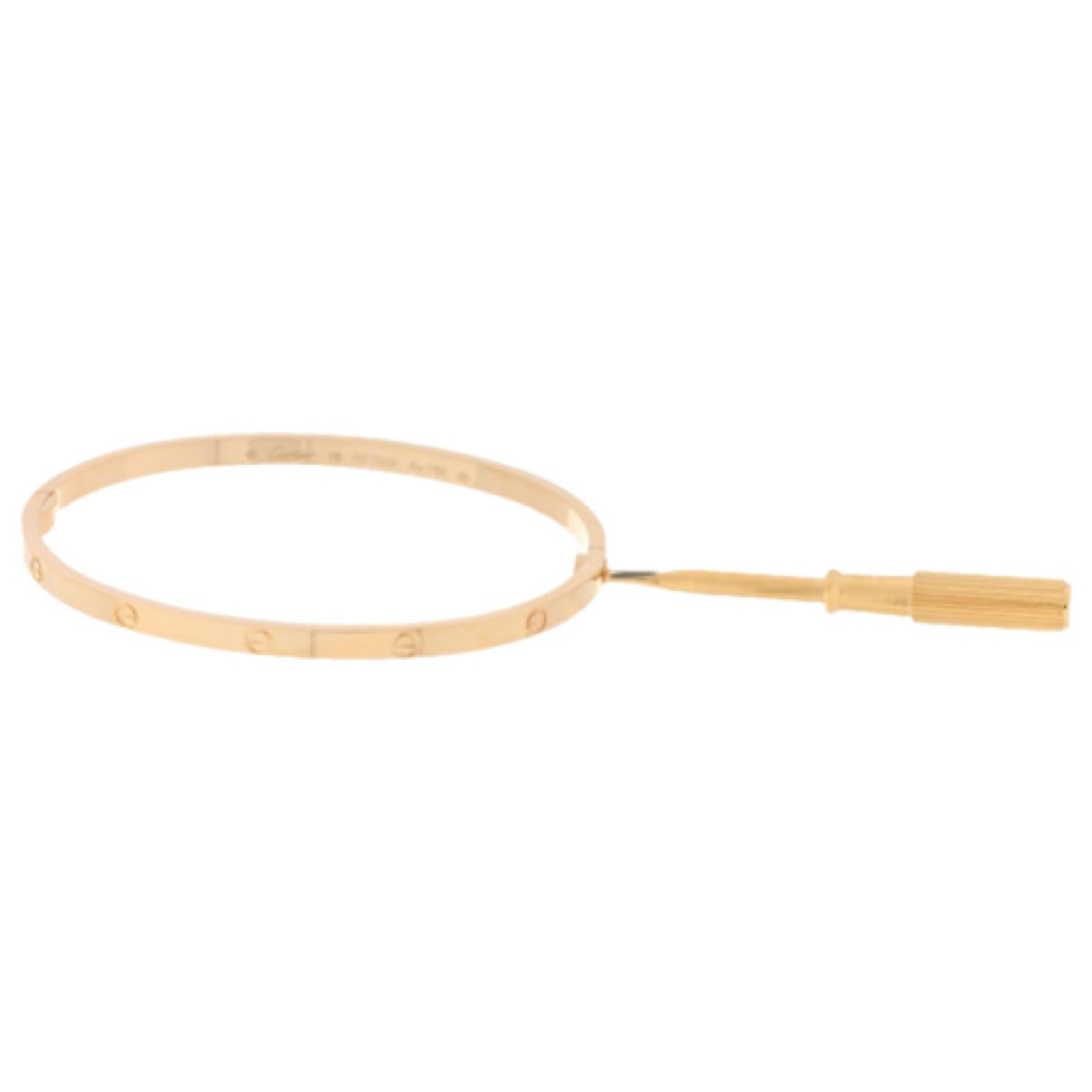Love PM yellow gold bracelet