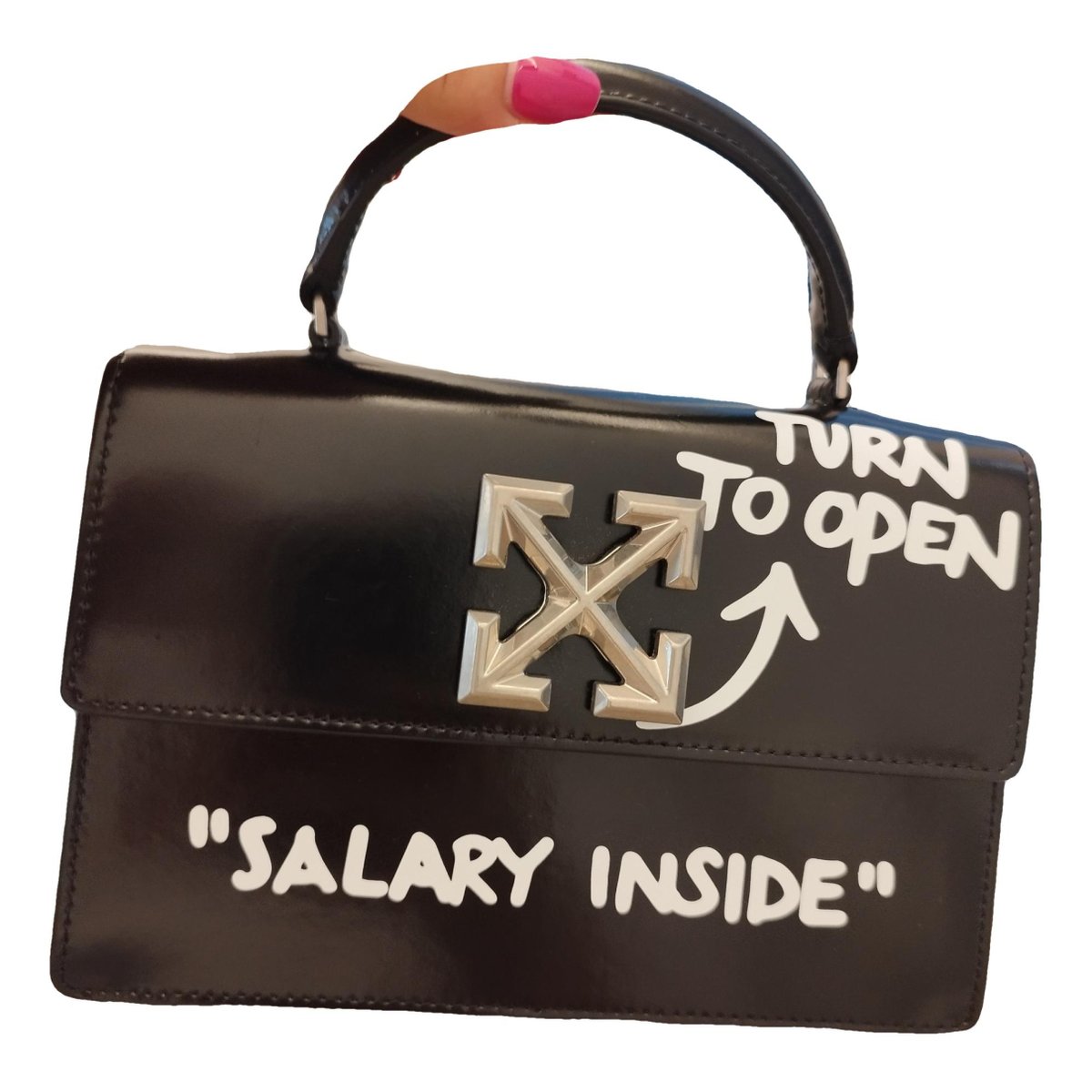 Jitney 2.8 leather handbag