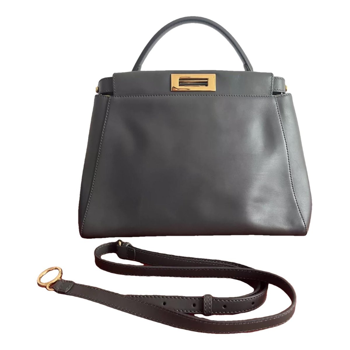 Peekaboo leather handbag