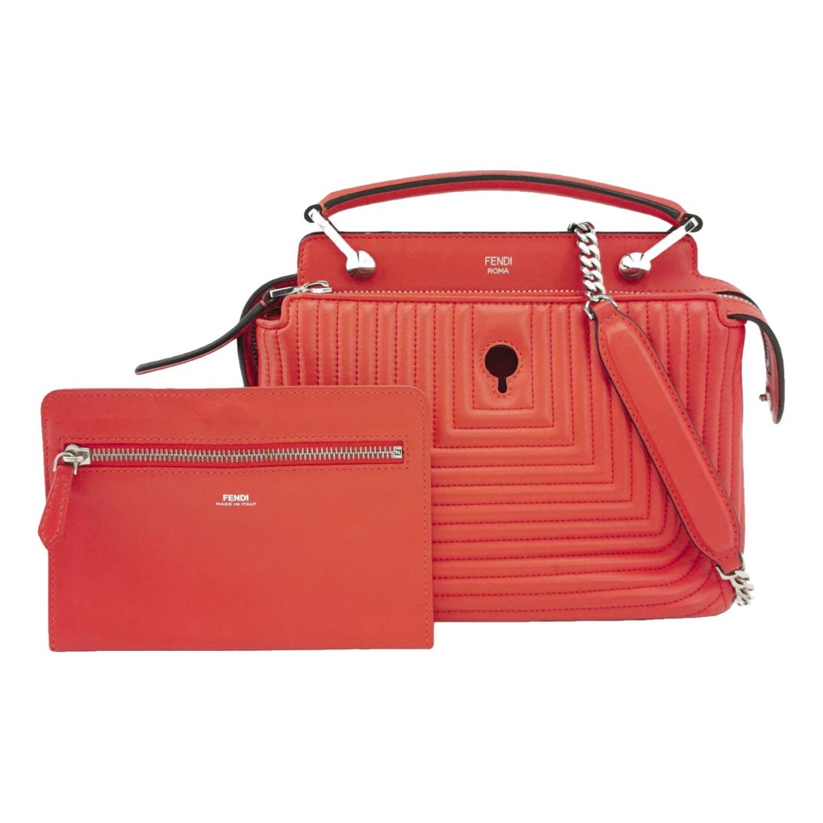 Dot Com leather crossbody bag
