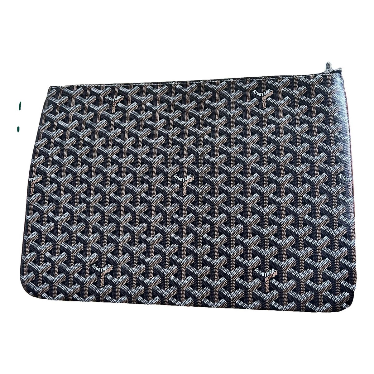 Sénat leather clutch bag