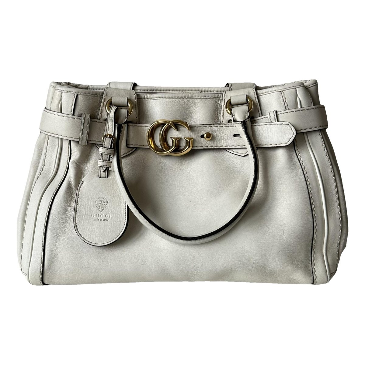 GG Running leather tote