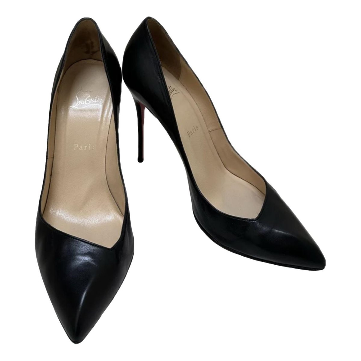 Corneille leather heels
